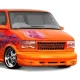 Chevrolet Astro 1995-2005 / GMC Safari Van 1995-2005 Python Look 1 Piece Polyurethane Front Bumper - image 1