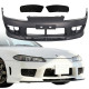PP AERO Front Bumper w Grilles Combo > Nissan Silvia S15 1999-2002 - image 1
