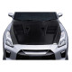 2017-2023 Nissan GT-R R35 TS-1 Hood - 1 Piece - image 1