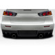 2008-2017 Mitsubishi Lancer Evo X V2 Rear Bumper - 1 Piece - image 1