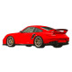 2005-2012 Porsche 911 Carrera 997 991 C4 C4S Turbo Duraflex GT-2 Look Side Skirts Rocker Panels - 2 Piece - image 1