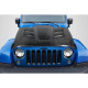 2007-2018 Jeep Wrangler Carbon Creations Viper Look Hood - 1 Piece - image 1