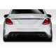2015-2021 Mercedes C Class W205 C63 Look Rear Diffuser - 1 Piece ( For AMG Bumper only) (S) - image 1