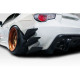 2013-2020 Scion FR-S Toyota 86 Subaru BRZ GT500 V3 Rear Bumper Canards - 6 Piece - image 1