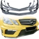 FRP PDES Wide Body Front Bumper w Canards > Mercedes-Benz E-Class (C207) 2010-2013 > 2dr Coupe - image 1