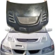 FRP GIAL Vented Hood > Mitsubishi Evolution EVO8 EVO9 2003-2006 - image 1