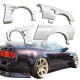 FRP ORI t4 75mm Wide Body Fenders Set 8pc > Nissan 240SX 1989-1994 > 3dr Hatch - image 1