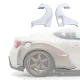 FRP ARTI Wide Body Fenders (rear) > Toyota 86 2017-2021 - image 1
