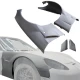 Carbon Fiber GT3-XL Wide Body Fenders (front) 4pc > Chevrolet Corvette (C6) 2005-2013 - image 1