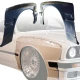 FRP TKYO Wide Body Fender Flares (front) 4pc 50mm > BMW 318i 1984-1992> 2dr Coupe - image 1