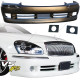 FRP JPRO Front Bumper 3pc > Infiniti Q45 F50 Cima President 2002-2004 - image 1