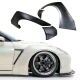 FRP LBPE v1 Wide Body Fender Flares (front) 4pc > Nissan GT-R GTR (R35) 2009-2017 - image 1