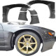 FRP TKYO v2 Wide Body Fender Flares (front) 4pc 50mm > Nissan Silvia (S13) 1989-1994 > 2dr Coupe - image 1