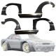 FRP TKYO v2 Wide Body Flares & Side Skirts 6pc > Nissan Silvia (S13) 1989-1994 > 2dr Coupe - image 1
