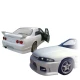 FRP MSPO v2 Body Kit 4pc > Nissan Skyline (R33) GTS 1993-1995 > 4dr Sedan - image 1