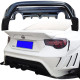 VSaero FRP VAR Wide Body Rear Bumper 2pc > Subaru BRZ (ZN6) 2013-2020 - image 1