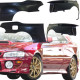 FRP MAT 22B Wide Body Fenders Set 4pc > Subaru Impreza (GC8) 1993-2001 > 2dr Coupe - image 1