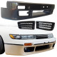 Polyurethane AERO Front Bumper w Grilles > Nissan Silvia (S13) 1989-1994 - image 1