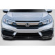 2016-2018 Honda Civic 2DR 4DR Carbon Creations Type M Front Lip Under Spoiler - 1 Piece - image 1