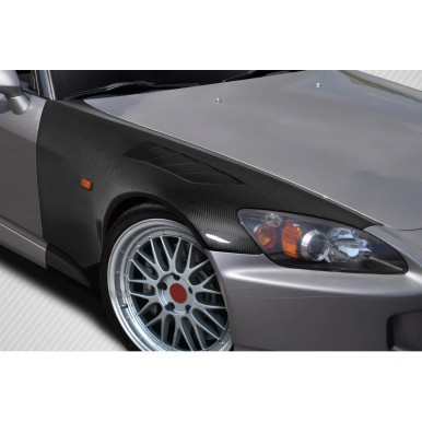2000-2009 Honda S2000 Carbon Creations EVS Front Fenders (+30mm) - 2 Piece