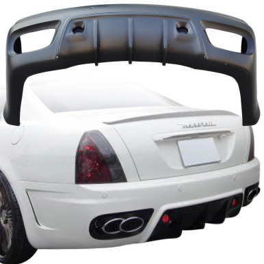 VSaero FRP WAL Rear Bumper for Maserati Quattroporte 2009-2012