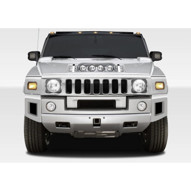 2003-2009 Hummer H2 Duraflex BR-N Front Add Ons Spat Bumper Extensions - 2 Piece