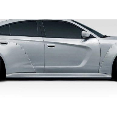 2015-2023 Dodge Charger Duraflex SKS Wide Body Side Skirts Rocker Panels - 2 Pie