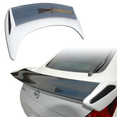 ModeloDrive Carbon Fiber NISM V2 Trunk Spoiler Wing > Nissan 350Z (Z33) 2003-200
