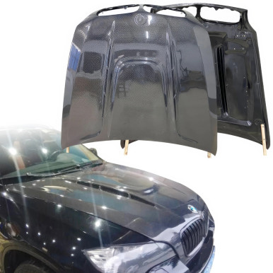 ModeloDrive Carbon Fiber HAMA Hood > BMW X6 (E71) 2008-2014