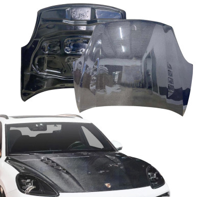 ModeloDrive Carbon Fiber MASO Hood > Porsche Cayenne (958) 2015-2018
