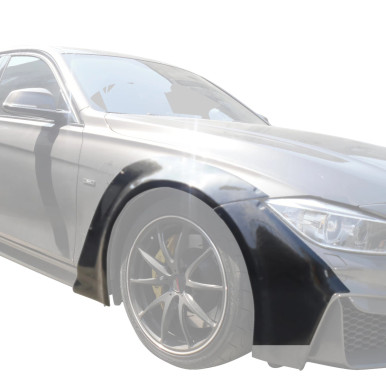 ModeloDrive Carbon Fiber VP Wide Body Flares (front) > BMW 3-Series (F30) 2012-2