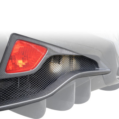 ModeloDrive Carbon Fiber OER Rear Fog Light Surround Garnishes > Ferrari 458 201