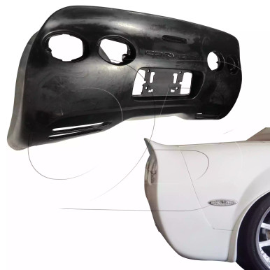 KBD Urethane HWY Rear Bumper > Chevrolet Corvette 1997-2004