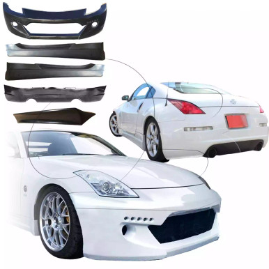 KBD Urethane BNY Style 5pc Full Body Kit > Nissan 350Z 2003-2008