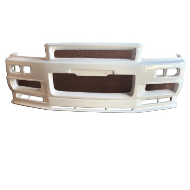 ModeloDrive FRP NISM S-Tune Front Bumper Lip Combo > Nissan Skyline (R34) GTT 19