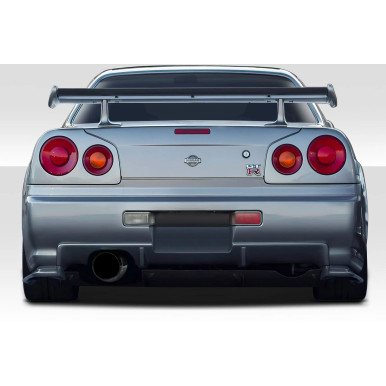 1999-2002 Nissan Skyline R34 2DR Duraflex Estra Rear Bumper - 1 Piece