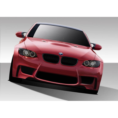 2008-2013 BMW M3 E90 E92 E93 Duraflex 1M Look Front Bumper - 1 Piece