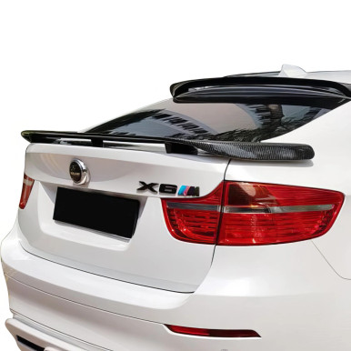 ModeloDrive Carbon Fiber HAMA Trunk Wing > BMW X6 (E71) 2008-2014