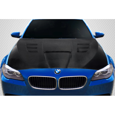 2011-2016 BMW 5 Series F10 4DR Carbon Creations Power Dynamics Hood - 1 Piece