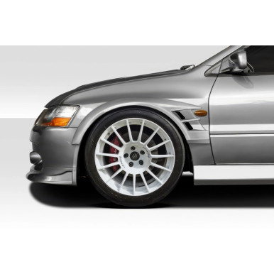 2003-2006 Mitsubishi Lancer Evolution 8 9 Duraflex Cyber Front Fender Flares - 2