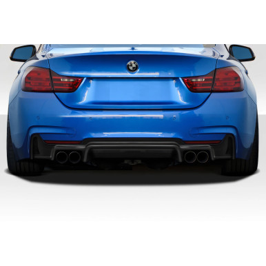 2014-2020 BMW 4 Series F32 Duraflex Quadro Rear Diffuser - 1 Piece