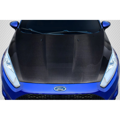 2014-2019 Ford Fiesta Carbon Creations OEM Look Hood - 1 Piece