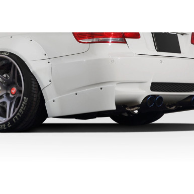 2008-2013 BMW M3 E92 E93 Duraflex Circuit Rear Bumper Extensions - 2 Piece