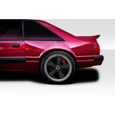 1979-1993 Ford Mustang Duraflex Manta Rear Fender Flares - 2 Pieces ( +3 Inches