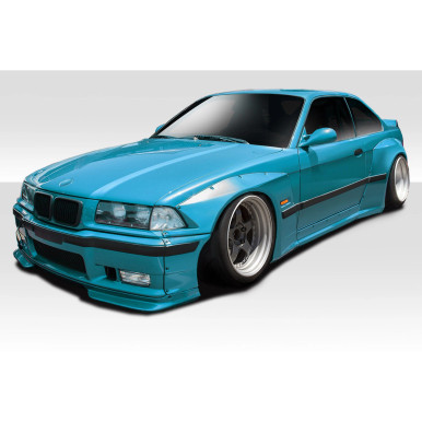 1992-1998 BMW 3 Series M3 E36 2DR Duraflex Circuit Wide Body Kit - 12 Piece