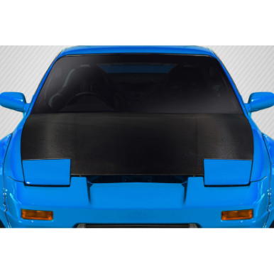 1989-1994 Nissan 240SX S13 Carbon Creations OEM Look Hood - 1 Piece