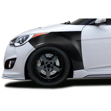 2012-2017 Hyundai Veloster Carbon Creations OEM Look Front Fenders - 2 Pieces