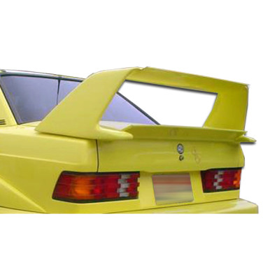 1984-1993 Mercedes 190 W201 Duraflex Evo 2 Wing Trunk Lid Spoiler - 2 Piece