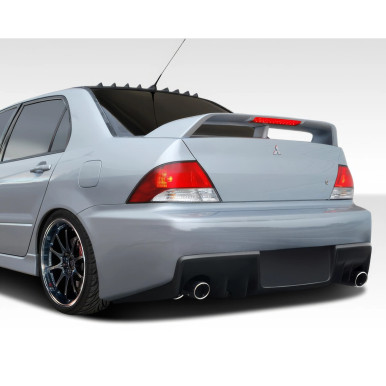 2002-2003 Mitsubishi Lancer Duraflex Evo X Look Rear Bumper - 1 Piece