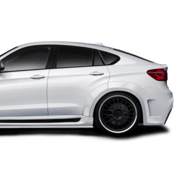 2015-2019 BMW X6 F16 / X6M F86 AF-1 Rear Fender Flares ( PU-RIM ) - 6 Piece